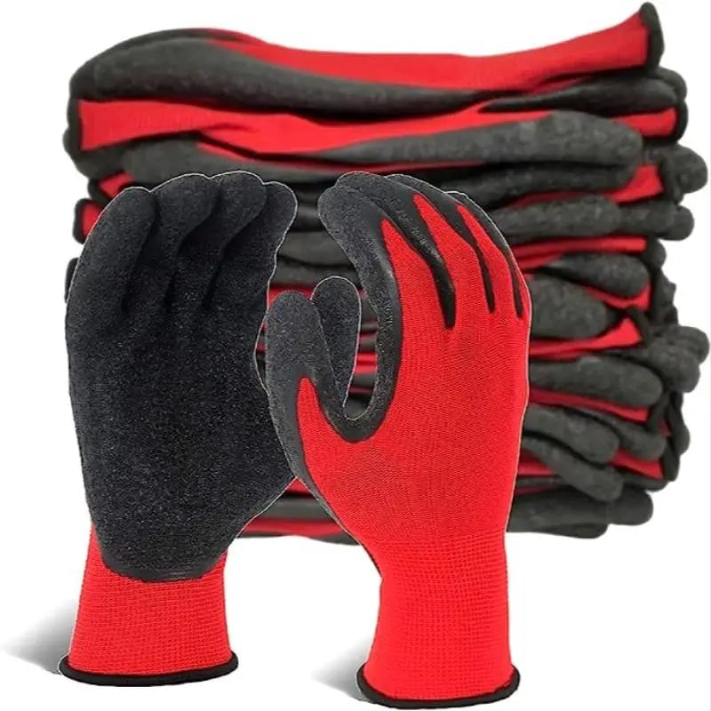 Work Gloves, Protective Work Gloves, Anti-Slip Textured Hand Protector, Universal Wear Resistant Glove, Breathable Working Glove for Woodworking, Construction Site, Farm Work, Garden Tools, Construction Gear, Work Gloves Ultimate