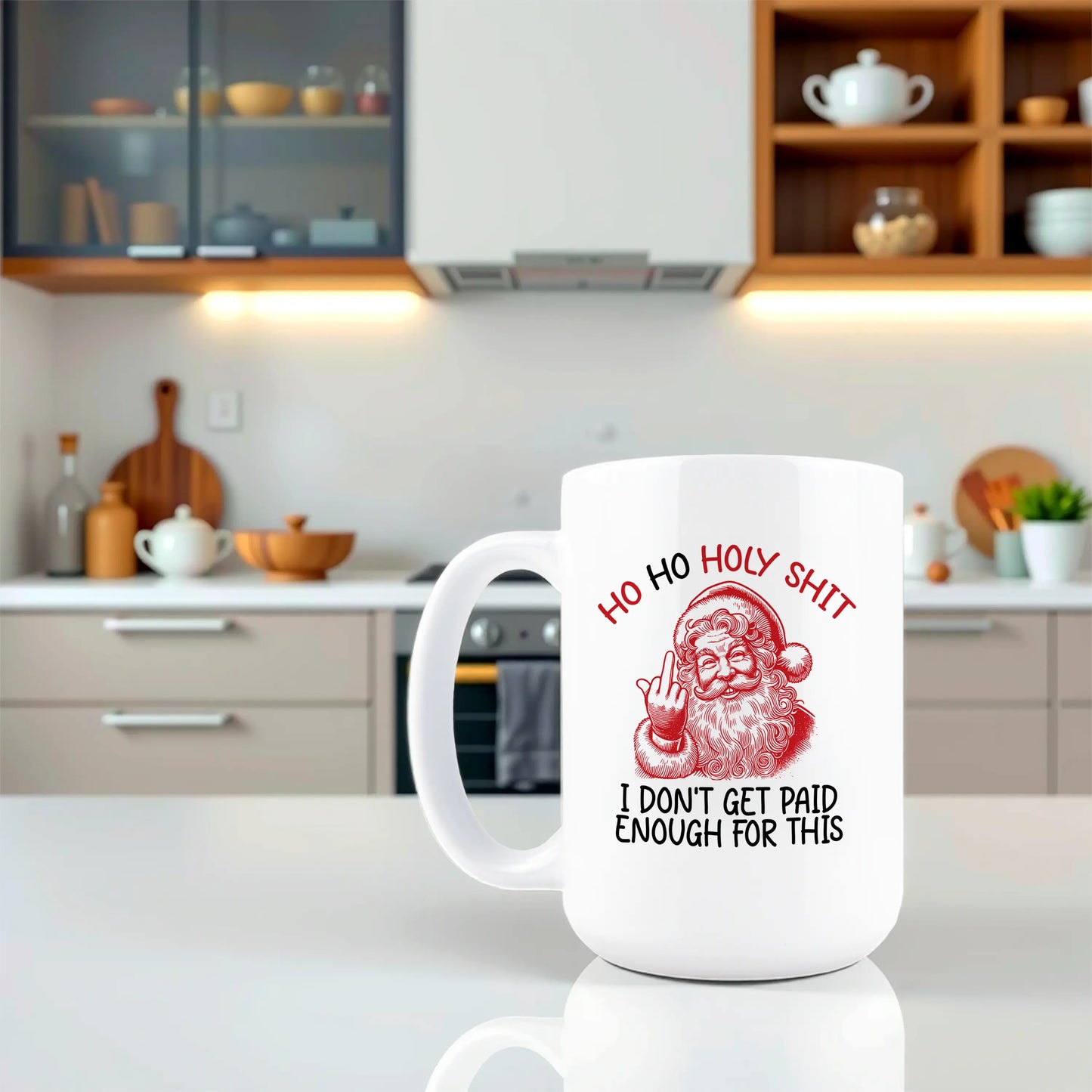 Ho Ho Holy Shit Coffee Mug Drinkware Printed