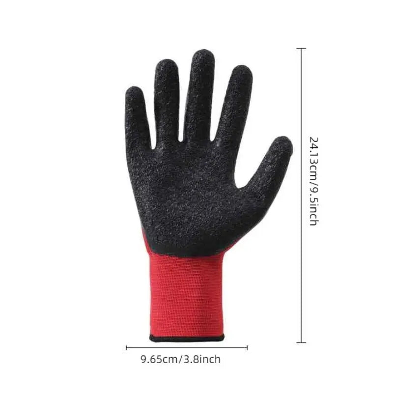 Work Gloves, Protective Work Gloves, Anti-Slip Textured Hand Protector, Universal Wear Resistant Glove, Breathable Working Glove for Woodworking, Construction Site, Farm Work, Garden Tools, Construction Gear, Work Gloves Ultimate