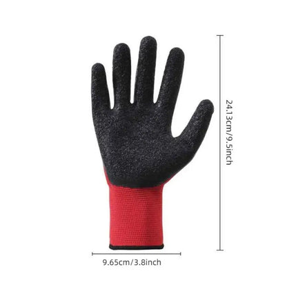 Work Gloves, Protective Work Gloves, Anti-Slip Textured Hand Protector, Universal Wear Resistant Glove, Breathable Working Glove for Woodworking, Construction Site, Farm Work, Garden Tools, Construction Gear, Work Gloves Ultimate