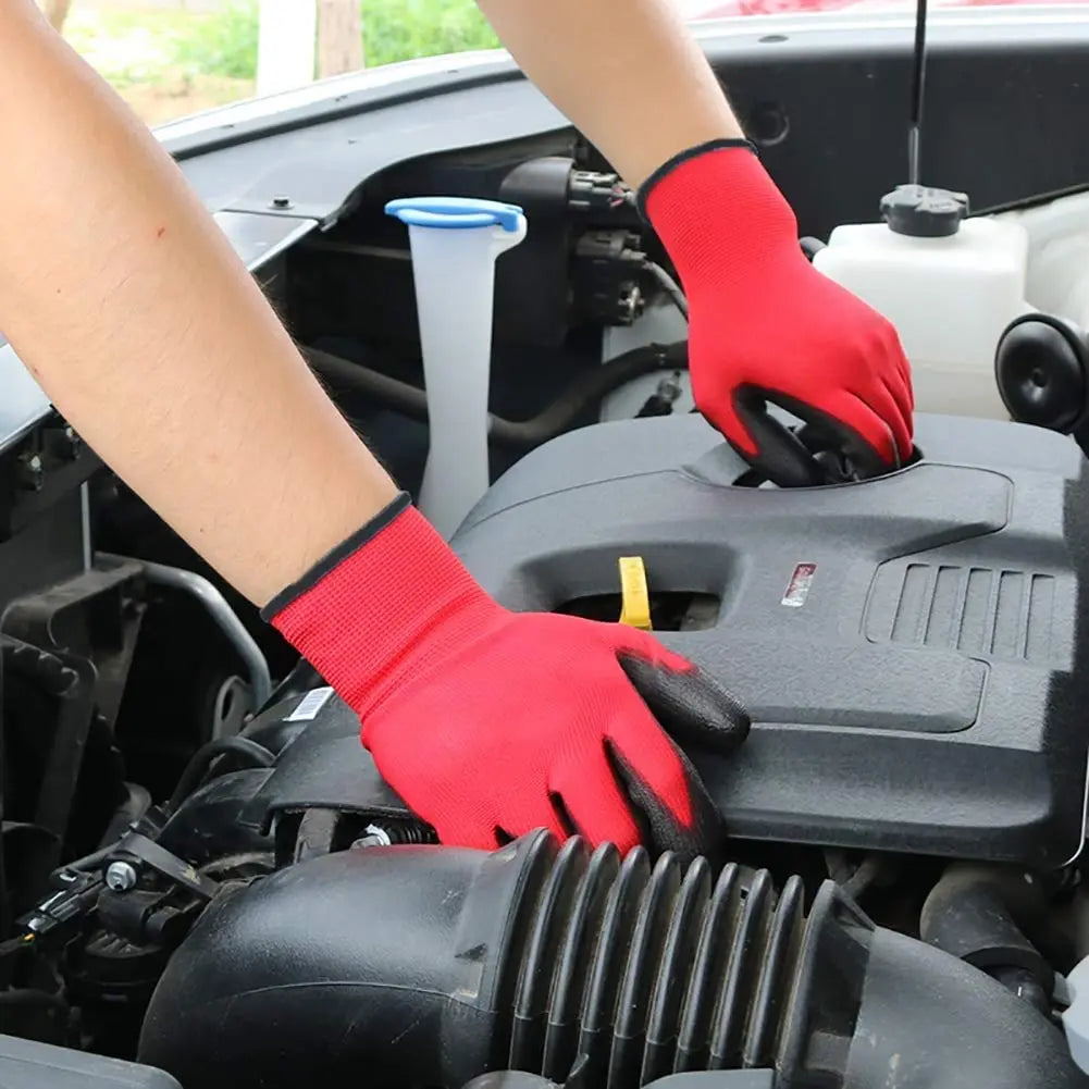 Work Gloves, Protective Work Gloves, Anti-Slip Textured Hand Protector, Universal Wear Resistant Glove, Breathable Working Glove for Woodworking, Construction Site, Farm Work, Garden Tools, Construction Gear, Work Gloves Ultimate