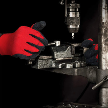 Work Gloves, Protective Work Gloves, Anti-Slip Textured Hand Protector, Universal Wear Resistant Glove, Breathable Working Glove for Woodworking, Construction Site, Farm Work, Garden Tools, Construction Gear, Work Gloves Ultimate