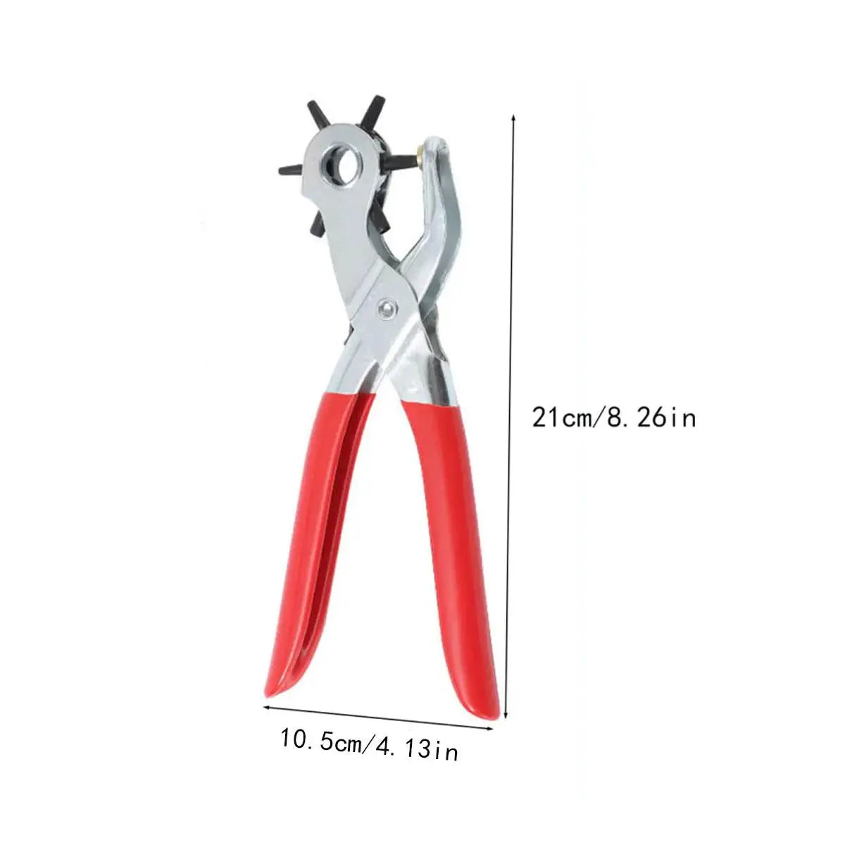 Multifunctional Belt Hole Punching Tool, Professional PU Leather Paper Hole Punching Tools, Portable Handheld Hole Punch for Home & Daily Industrial Use